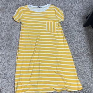 Yellow summer dress